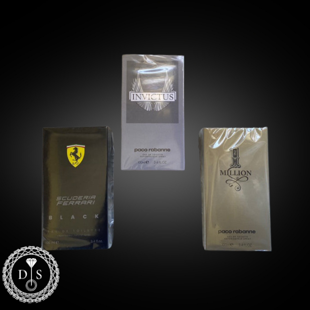 kit 3 perfume masculino 100 ml cada lacrados