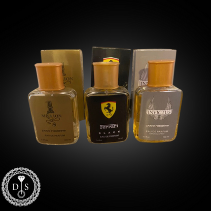 kit 3 perfume masculino 100 ml cada lacrados