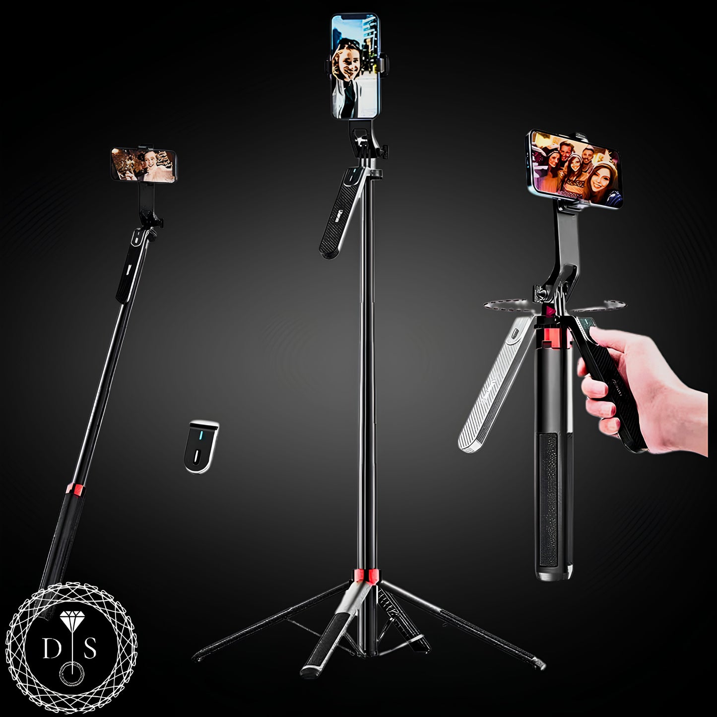 A Solução Completa para Fotografia Móvel: Selfie Stick Tripé Ulanzi com Controle Remoto e Suporte Panorâmico para iPhone