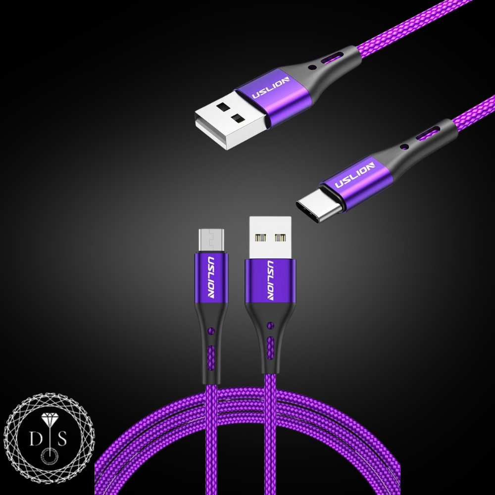 Cabo USB Tipo C para Samsung S10 S20 Xiaomi Mi 11, Carregamento Rápido Super Ef